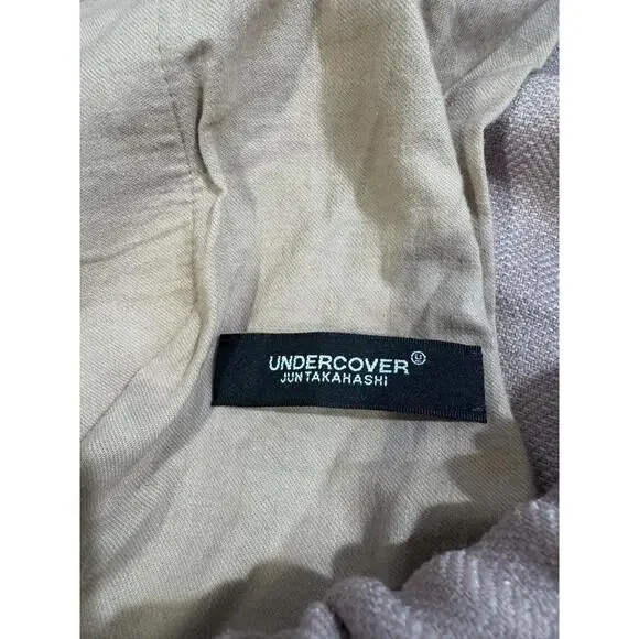 Undercover Jun Takahashi Mens Blush Herringbone Drawstring Pants Sz 4